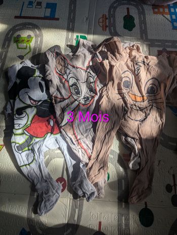 3 pyjamas fins disney 