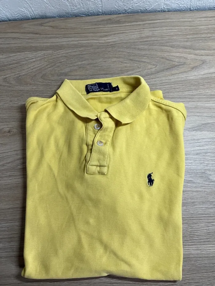 Lot de 2 Polo Ralph Lauren - taille S - couleur rouge et jaune - photo numéro 3