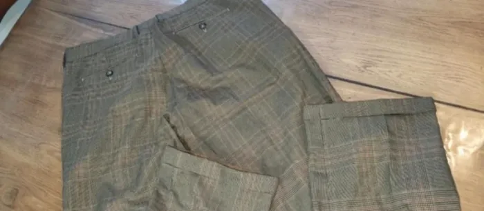 Pantalon habillé à carreaux zara man 46 - photo numéro 5