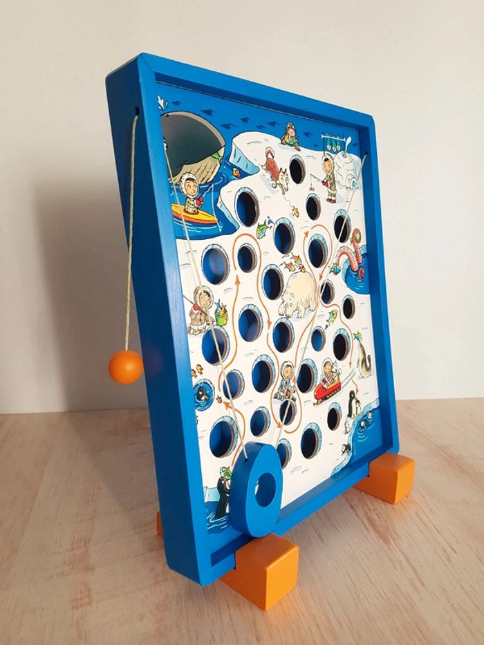 Zigzag sur la banquise jeu d'adresse en bois Fnac éveil et jeux - photo numéro 8