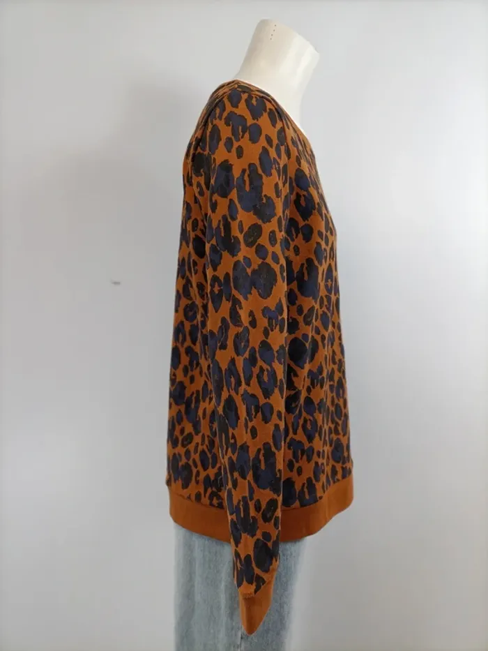 Sweat léger leopard - Grain de malice - Taille S - Neuf (A990) - photo numéro 5