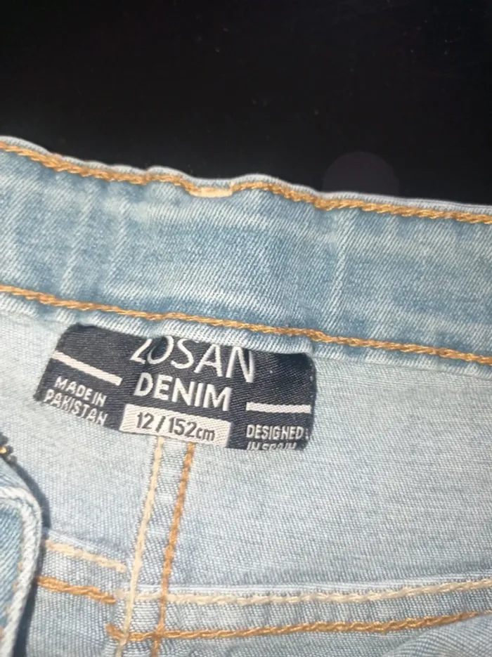 Petit short en jean bleu - photo numéro 4