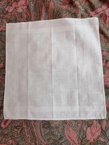 Mouchoir blanc mixte