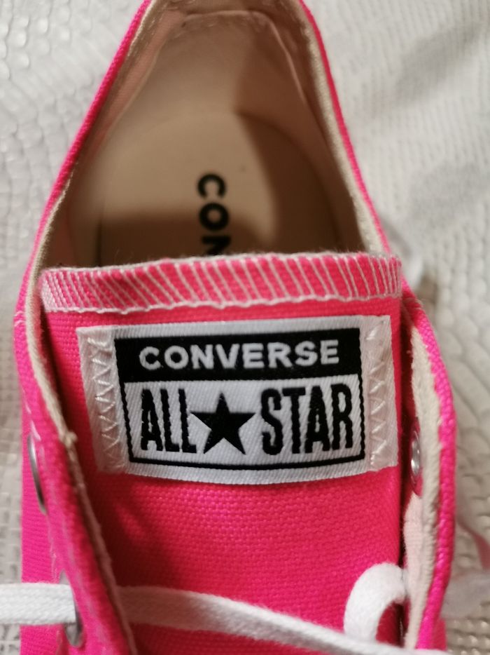 Baskets Converse basses rose fluo T40 - photo numéro 5