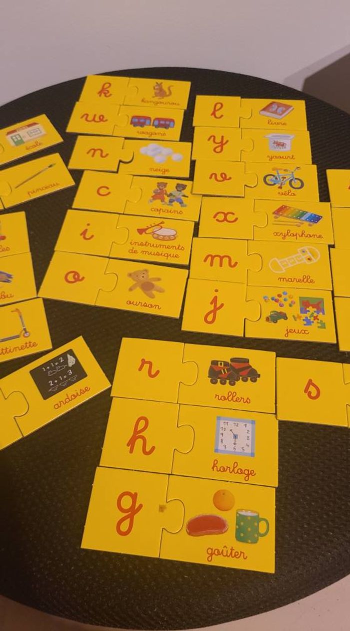 puzzle alphabet Petit Ours Brun manque image du i - photo numéro 4