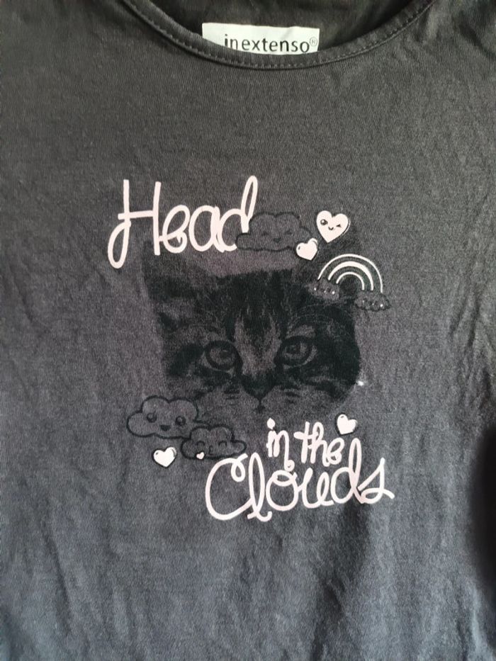 T-shirt chat 6 ans - photo numéro 2