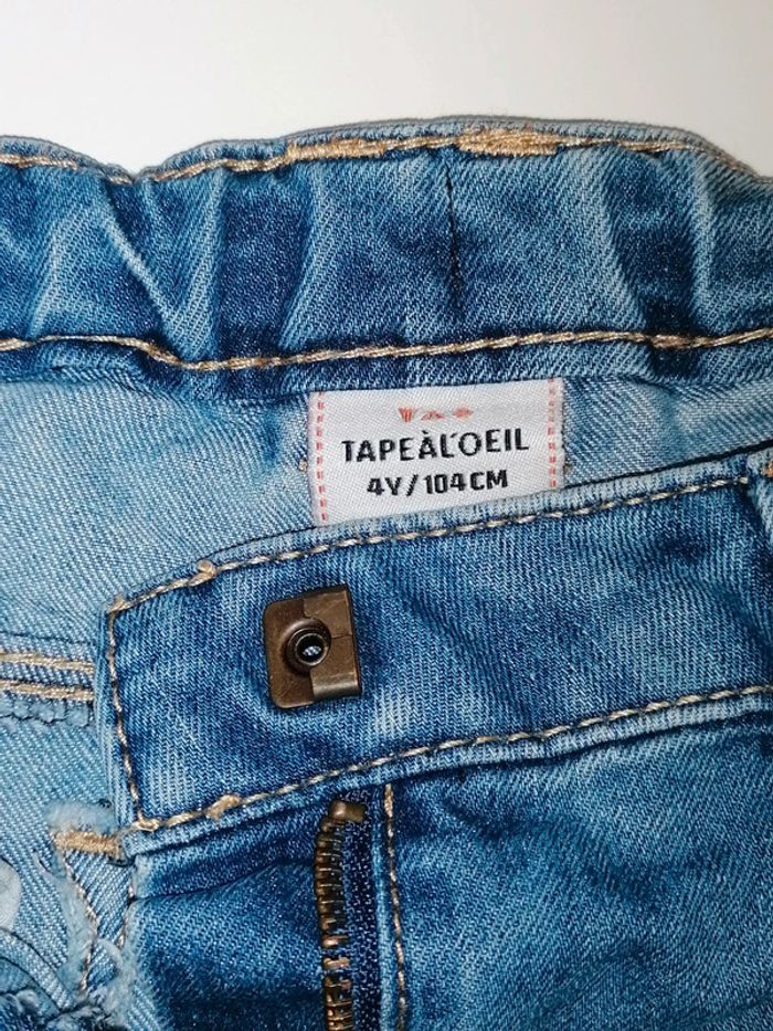 Jupe en jeans Tao 4ans 104cm - photo numéro 5