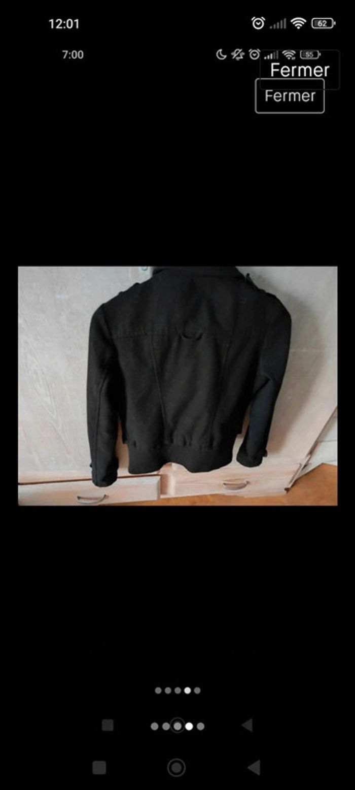 Petit manteau noir - photo numéro 4