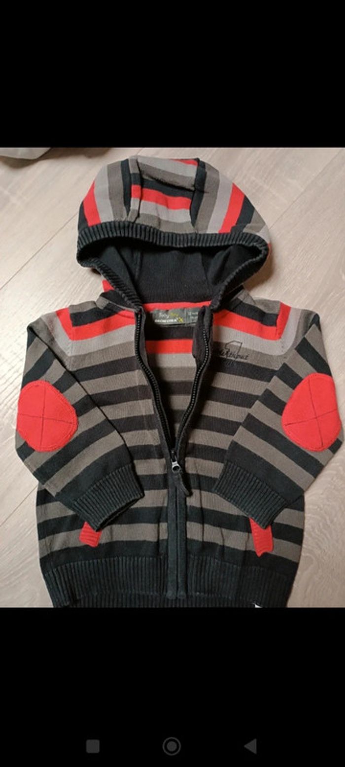 Gilet manches longues