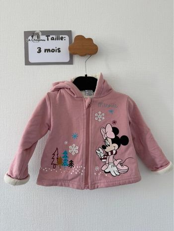 Gros gilet Minnie - taille 3 mois 🌸