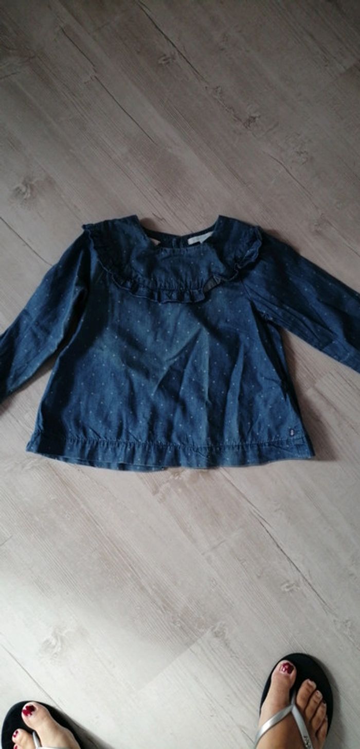Tunique en jean fille