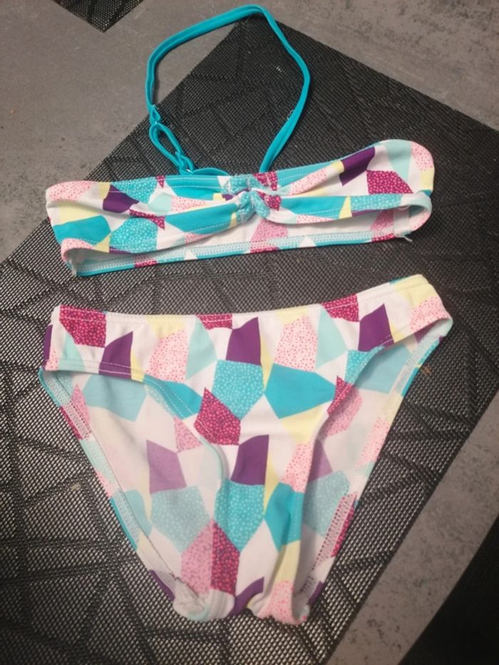 Maillot de bain 2pieces fille 8 ans Olaian tbe