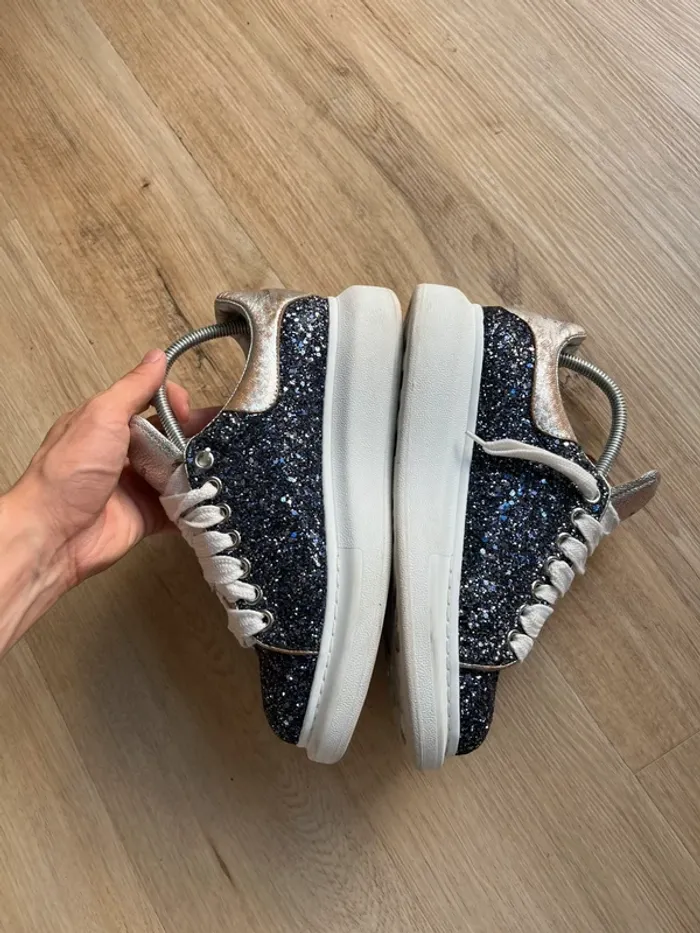 Alexander Mcqueen Oversized Glitter Taille 40 - photo numéro 5