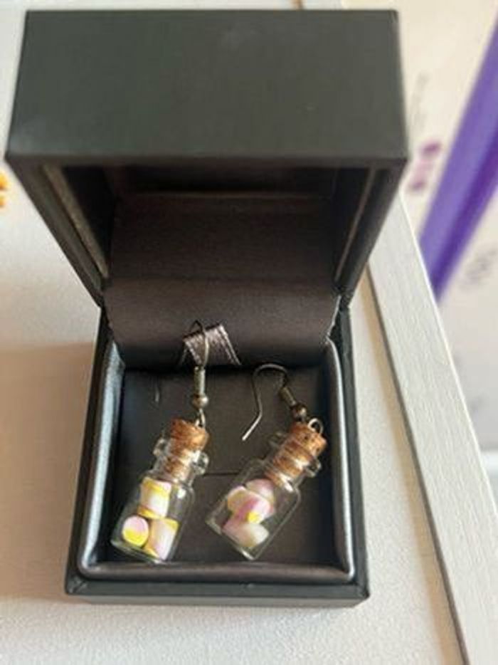 Boucles d’oreilles guimauves - photo numéro 3