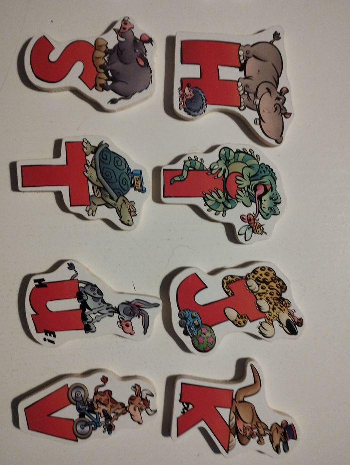 Jeu de lettres en bois illustrées - photo numéro 4