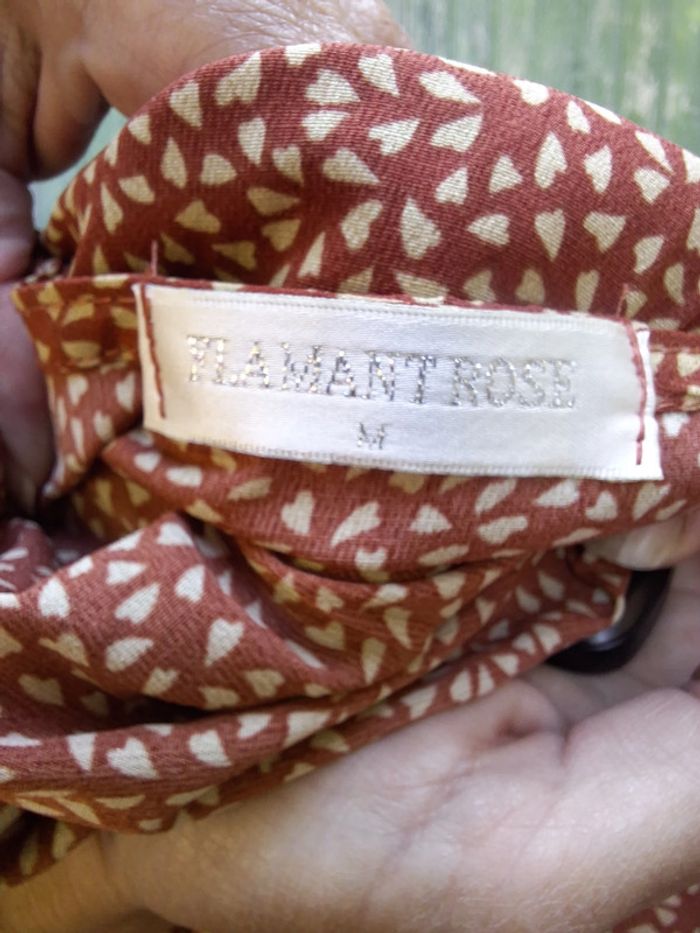 superbe robe Flamant Rose marron taille M - photo numéro 4