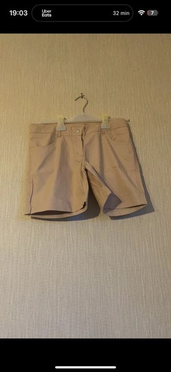 Short Taille 14 ans creme