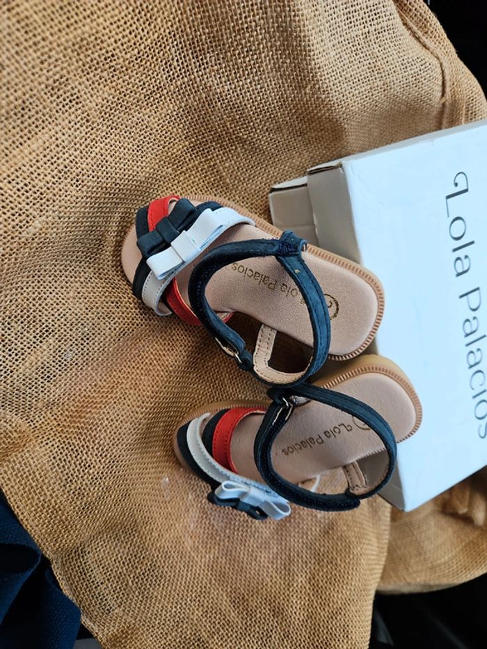 Sandales cuir - Lola Palacios - Tricolore T21