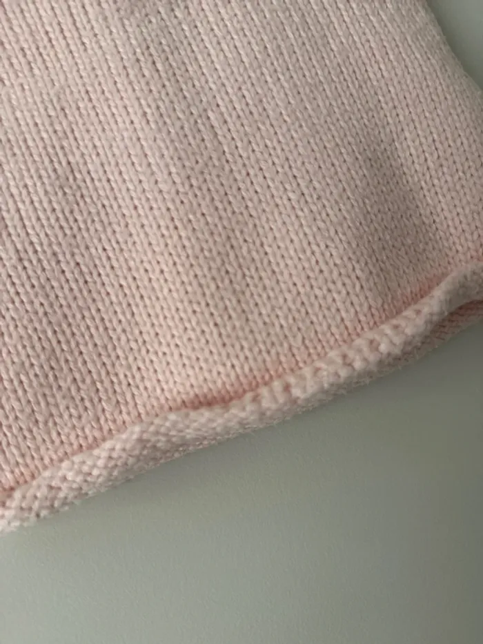👚 pull sans manche hiver - bébé fille -1 mois -54 cm - kitchoun-très bon état - photo numéro 8