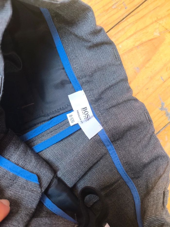 Pantalon boss gris - photo numéro 3