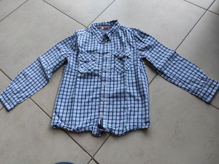 Chemise manches longues garçon 8 ans dpam