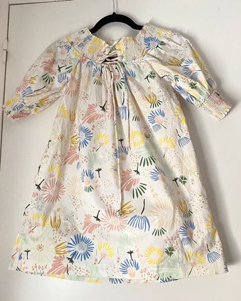 Robe Zara Courte Imprimée Fleurs Taille M