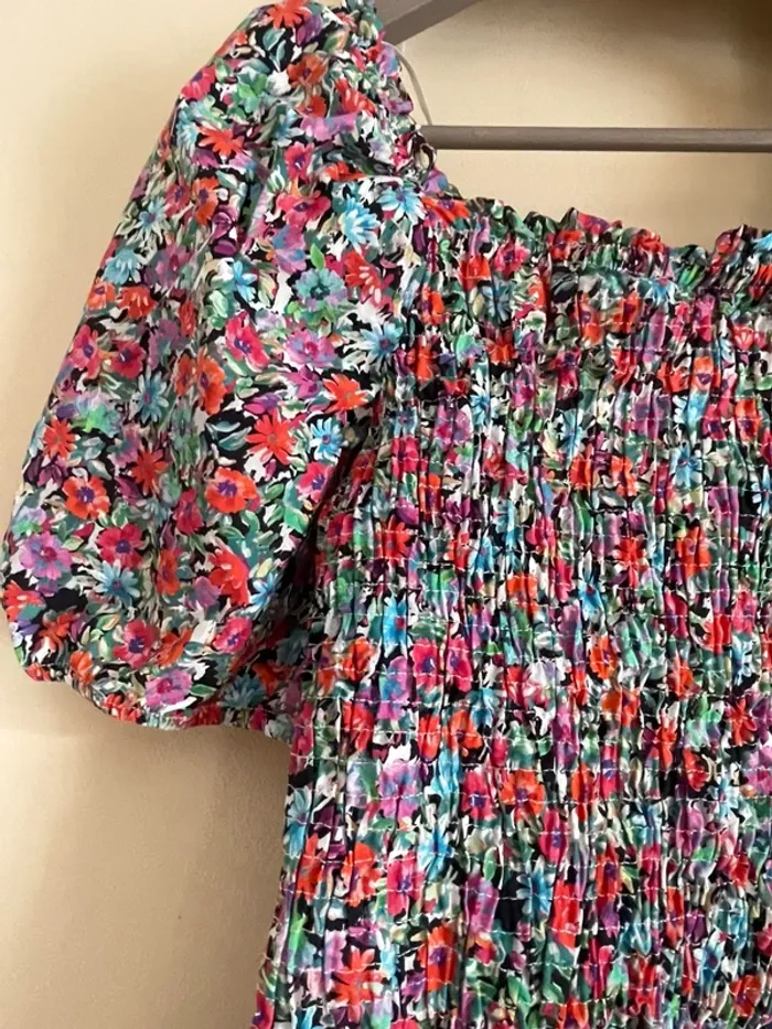 Combi short fleuri - photo numéro 2