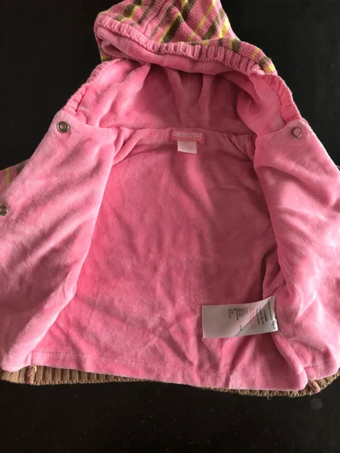 Gilet chaud avec capuche 3 mois - photo numéro 2