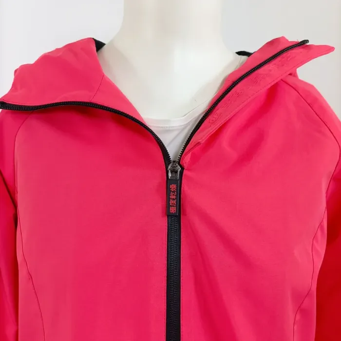 Veste coupe-vent Superdry rose à capuche – taille M A775 - photo numéro 3