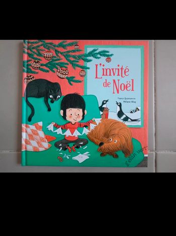 Livre L'invité de Noël neuf de l'Élan vert