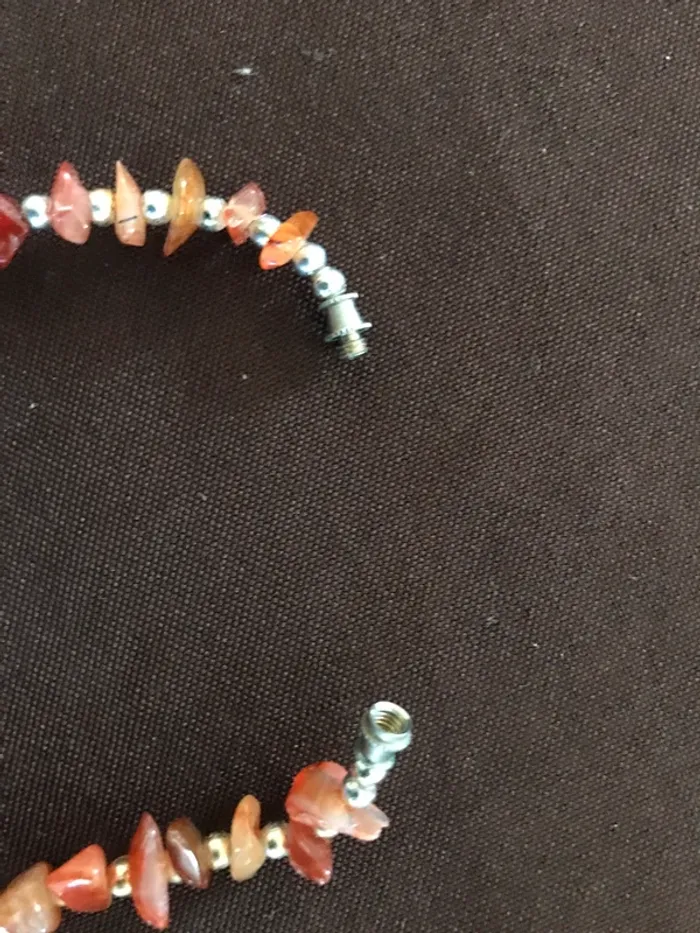 collier pierres corail - photo numéro 3