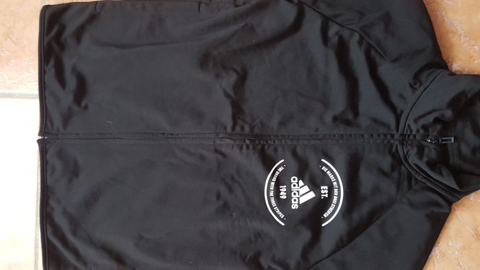 Veste de sport garçon 11-12 ans noir Adidas - photo numéro 2