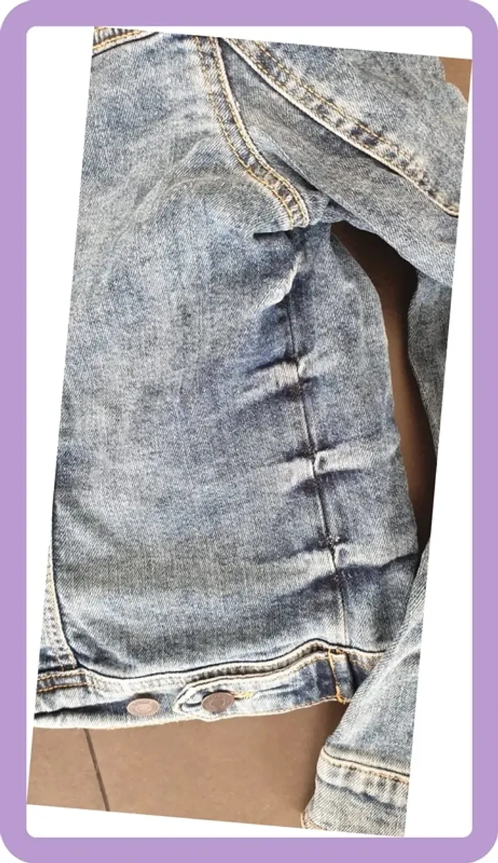 Veste blazer jean 38 - photo numéro 4