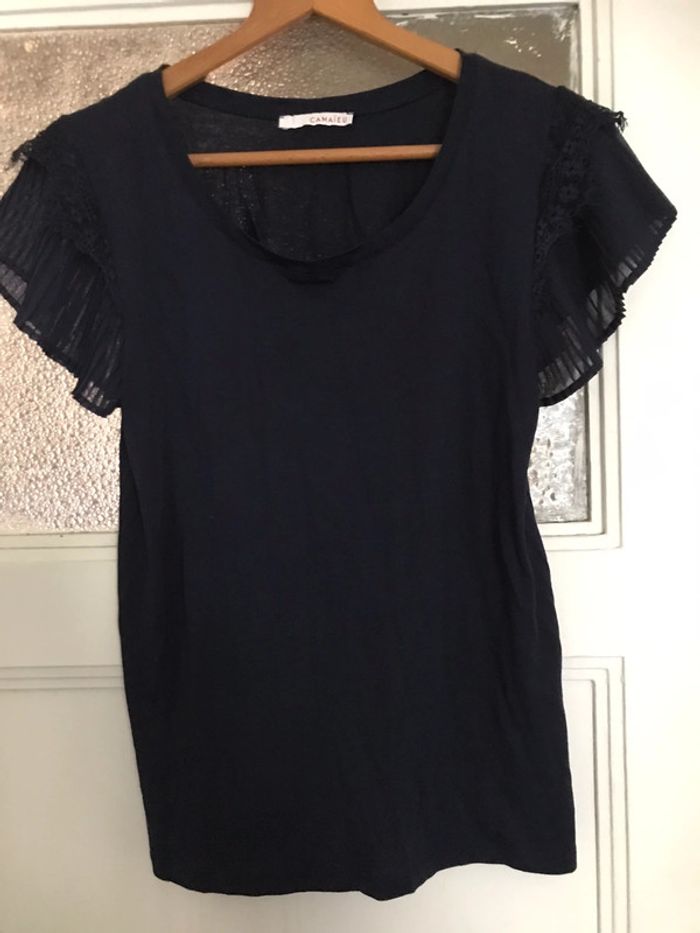 Lot de 3 hauts/t-shirts de marque Camaïeu en taille S et XS - photo numéro 9