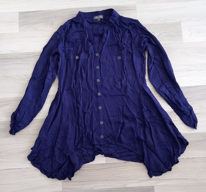 Chemise femme violet Clara Vitti taille S