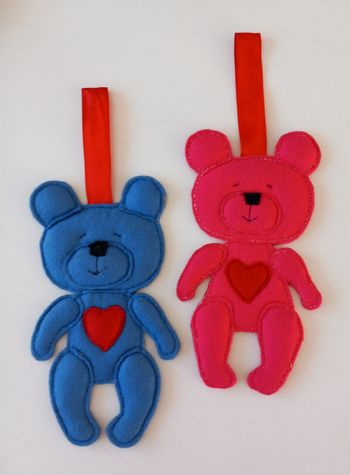 Décoration de porte handmade