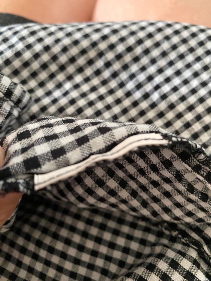 Robe vichy blanche et noire Pimkie taille 38 / 40 - photo numéro 18