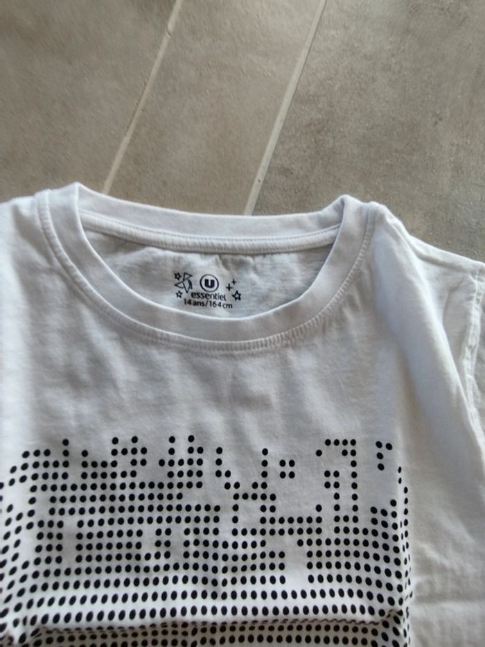 Tee-shirt 14 ans U essentiel - photo numéro 2