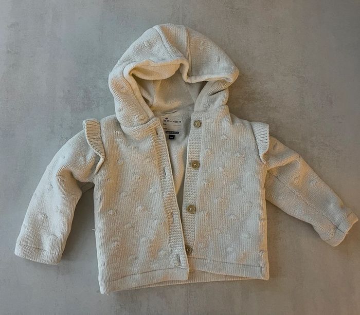 Manteau hiver ecru 12 - 18 mois