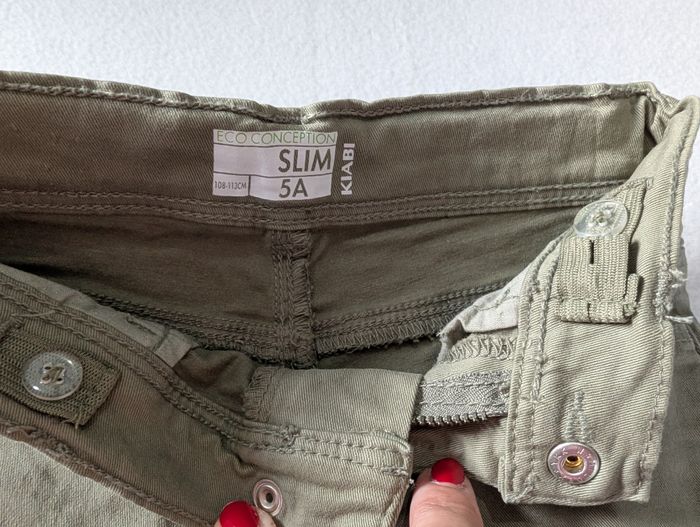 Jeans slim kaki - 5A - Kiabi - photo numéro 6