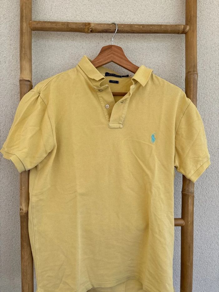 polo jaune ralph lauren taille M - photo numéro 4
