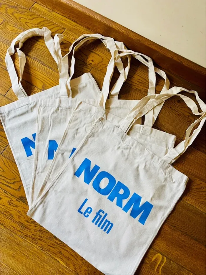 Lot de 4 tote bags 100% coton bio – NEUFS 🌿