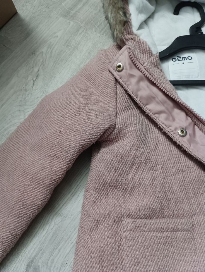 Manteau hiver rose Gémo 4 ans - photo numéro 3