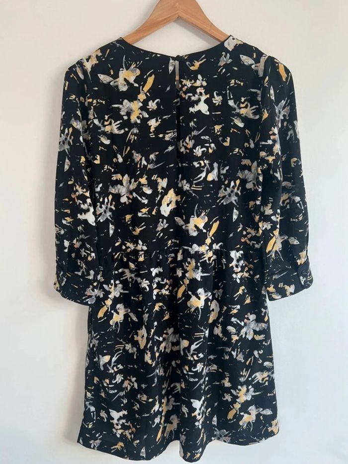 Robe Suncoo noire fleurie - photo numéro 2