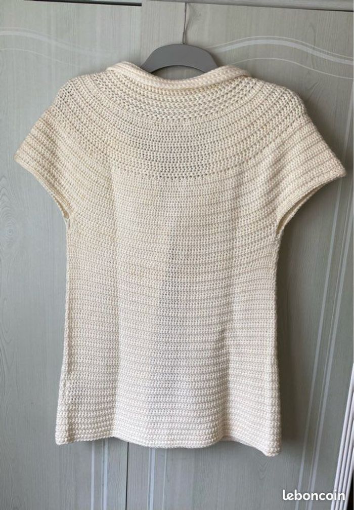 Gilet manches courtes - femme - taille M - photo numéro 6