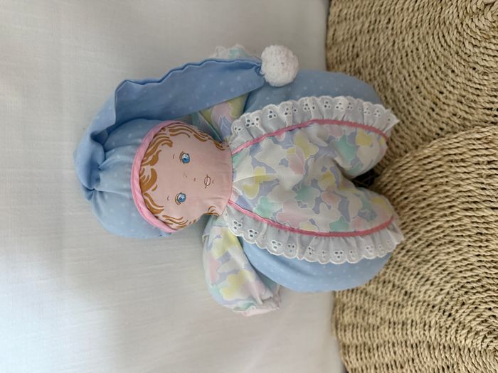 Ancien doudou poupée chiffon vintage - photo numéro 5