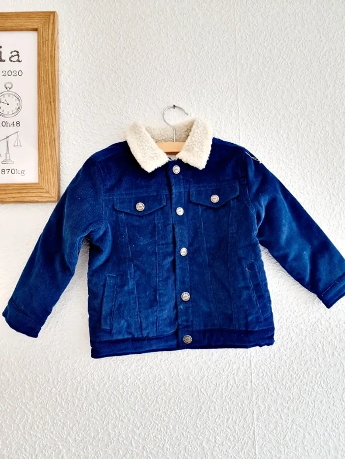 Du Pareil au Même - Veste en velours côtelé - Neuve avec étiquette ! (2 ans) - photo numéro 2