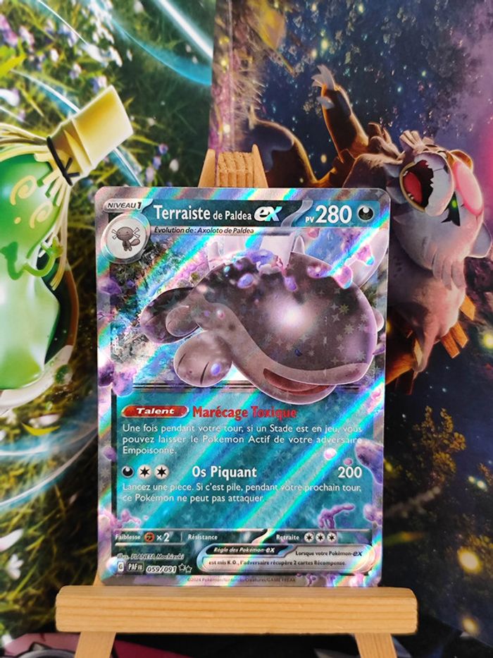 Terraiste de paldea ex double rare 59/91 destinées de Paldea