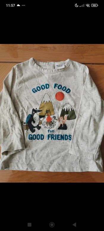 Pull manches longues un très bon état marque tape à l'oeil taille 23 mois