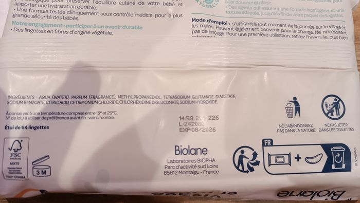 Lingettes Biolane - photo numéro 3